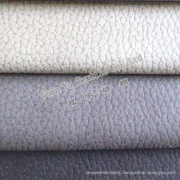 Polyester Embossed Polyester Leather Suede Microfiber Fabric